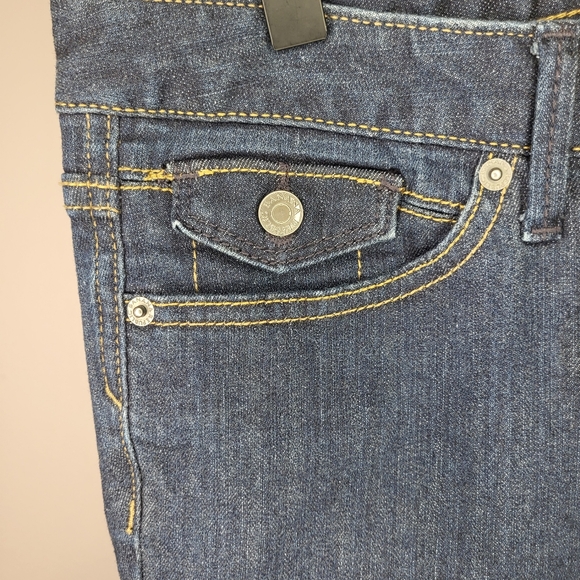 Banana Republic Stretch Extensible Roll Hem High Water/Cropped Jeans size 29/8 - Picture 3 of 7